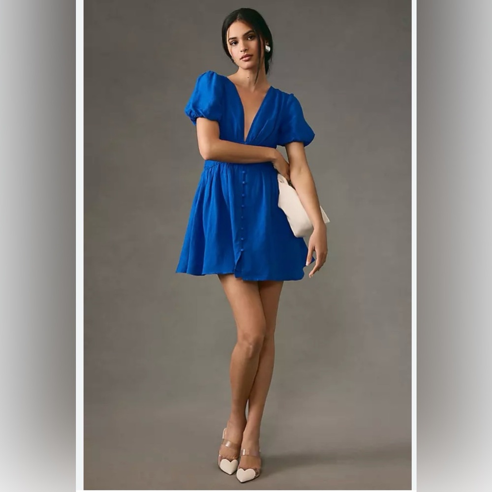 Anthropologie Royal Blue Garment